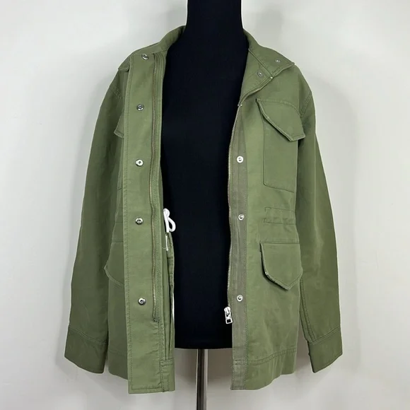 EVERLANE The Modern Utility Jacket in Green XS - Picture 5 of 12